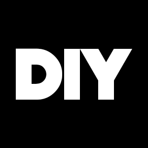 DIY in white letters on black background